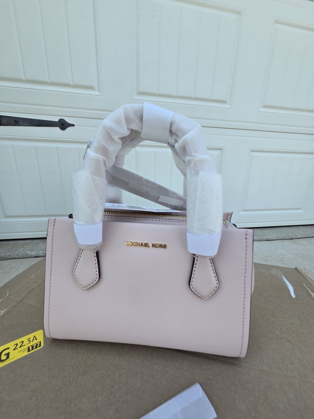 Michael Kors Pink Small Leather Satchel